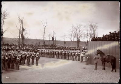 La procesión asociada con la dedicación de la Tumba de Grant en Riverside Drive, presumiblemente el 27 de abril de 1897, Nueva York de Byron Company